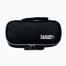 Large Capacity Pencil Case with 4 Compartments Canvas Pen Pouches Multilayer Pen Organizers Bag Oxford Fabric Pencil(black)