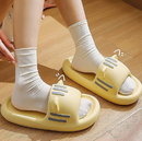 Women’s Slides Cute Bathroom Slippers Non-Slip Cartoon Cat Shaped Indoor Outdoor Summer Slippers（black，40-41）