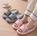 Women’s Slides Cute Bathroom Slippers Non-Slip Cartoon Cat Shaped Indoor Outdoor Summer Slippers（pink，38-39）