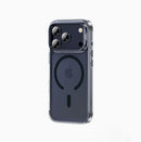 Phone case for iPhone 17 Pro Max with stand and camera control cover, MagSafe compatible, shockproof magnetic case, scratch resistant (black).