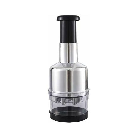 Garlic And Onion Chopper, Stainless Steel Manual Vegetable Chopper, Manual Garlic Press For Ginger, Chili, Salad,