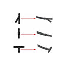 10 pcs Windshield Wiper Hose Kit,3M Windshield Washer Fluid Hose,Windshield Wiper Nozzle Mist Washer Spray Hose,With
