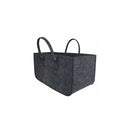1 pcs Log Bag Felt Bag Wood Log Basket Wood Storage Bag For Logs DArk Grey 50X25X25Cm