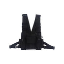 Crossbody Bags Chest Bag Hip Hop Streetwear Men Functional Waist Bags Adjustable Pockets Vest