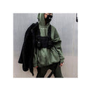 Crossbody Bags Chest Bag Hip Hop Streetwear Men Functional Waist Bags Adjustable Pockets Vest