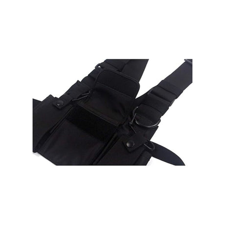 Crossbody Bags Chest Bag Hip Hop Streetwear Men Functional Waist Bags Adjustable Pockets Vest