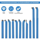 11 pcs Lathe Tool Set Metal Tip Lathe Tools Set Turning Tool Set Turning Tool Grooving Tool 8 X 8Mm