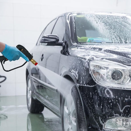 4000 Psi High Pressure Washer Gun With 5 Water Nozzle Tips, Car Cleaning Gun