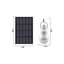 Portable Solar Light LED Bulb Solar Powered With Solar Panel For Garden, Patio, Indoor, Outdoor, Hiking, Camping, Tent,