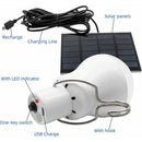 Portable Solar Light LED Bulb Solar Powered With Solar Panel For Garden, Patio, Indoor, Outdoor, Hiking, Camping, Tent,