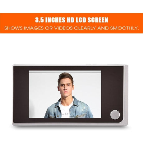 Smart Indoor/Outdoor Peephole Camera Smart Doorbell Security Camera 120 Degree Wide View Digital Door Viewer And