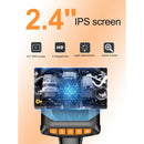Endoscope Camera, 1080P Hd Endoscope, 2.4 Inch Ips Screen Pipe Inspection Camera, Ip67 Waterproof Camera, 5M Semi-Rigid