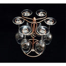 1Pc Wine Glass Rack, Stemware Holder With Wine Glass Drying Racks Holds 6 Wine Glasses(Wine Glasses Not Included).