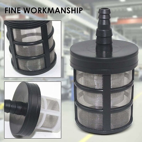 Garden Hose Mesh Filter, Stainless Steel Double Layer Mesh Filter Water Suction Pump Filter Car Washer Filter Home