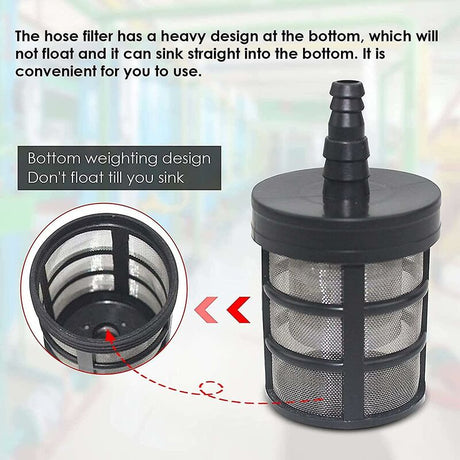 Garden Hose Mesh Filter, Stainless Steel Double Layer Mesh Filter Water Suction Pump Filter Car Washer Filter Home