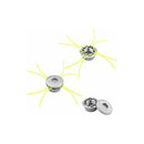 Universal Aluminum Brush Cutter Head Replacement Brush Cutter Heads String Set Lawn Trimmer Attachment Power Tools