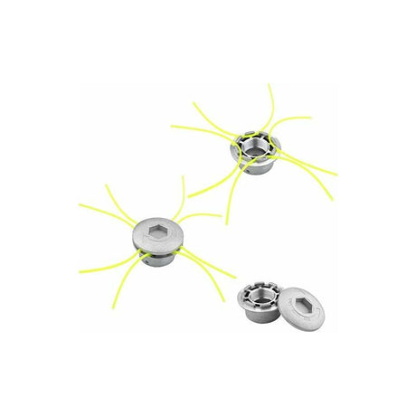 Universal Aluminum Brush Cutter Head Replacement Brush Cutter Heads String Set Lawn Trimmer Attachment Power Tools