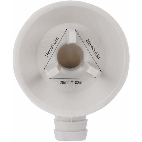 Air Conditioning Elbow Drain Nozzle, Air Conditioner Connector, Air Conditioner Adapter Outdoor Device Drain Water Pipe