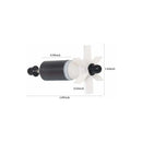Hoome Ceramic Filter Replacement Impeller Small Mute Removable Aquarium Cartridge Filter Spare ROtor Maintenance Tool