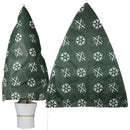 2 Piece Plant Winter Protection Bag Winter Protection For Potted Plants, Beige, Solid, 110X80 Cm