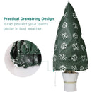 2 Piece Plant Winter Protection Bag Winter Protection For Potted Plants, Beige, Solid, 110X80 Cm