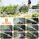 Garden Sprayer, 8 Watering Modes Watering Gun With 4 Interface For Car Washing, Gardens, Plants, Pets