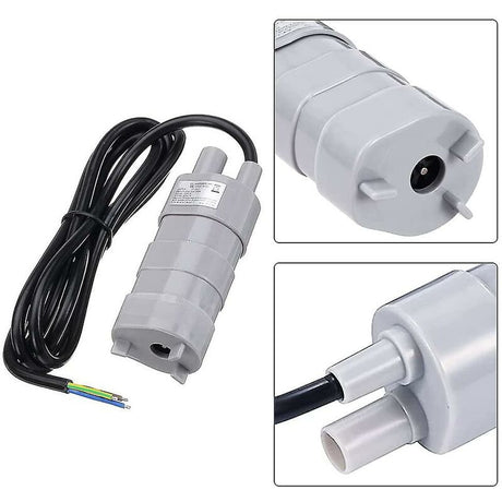 Submersible Pump, Dc 12V High Flow Water Pump, Submersible Pump, Fresh Water Pump, Boat Pump For Rv, Pond, Aquarium,