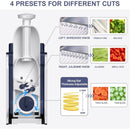 Kitchen Mandoline Safety Slicer Manual Multifunction All Vegetable Cutter Stainless Steel Blade, Julienne, Cubes, Fcoupe