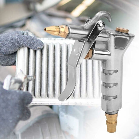 Powerful Aluminum Alloy Blow Dust Gun Air Blower With 1 Nozzle Blowing Duster Cleaning Air Pump Air Compressor Tool