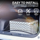 Car Trunk Storage Net Size 8060Cm Luggage Storage Net Storage Net With 6 Carabiners 4 Hooks Elastic Reinforcement