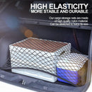 Car Trunk Storage Net Size 8060Cm Luggage Storage Net Storage Net With 6 Carabiners 4 Hooks Elastic Reinforcement