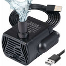 Submersible Water Pump, Aquarium Pump Adjustable 200L/H 3W Ultra-Quiet Catit Usb Pump For Pond Fish Tank Fountain Fish