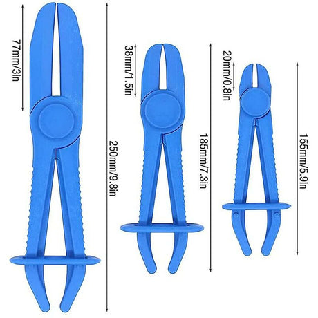 Hose Clamps, 3 pcs Hose Clamps, Hose Clamp Pliers, Hose Clamp Pliers, Cooling Hose Clamp For Fuel Lines, Fuel Saving,