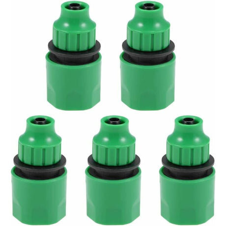 Quick Connector Hose Pipe Adapter 8Mm Inner Diameter Pipe Fitting For Garden Irrigation System 5 pcs