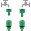 Quick Connector Hose Pipe Adapter 8Mm Inner Diameter Pipe Fitting For Garden Irrigation System 5 pcs