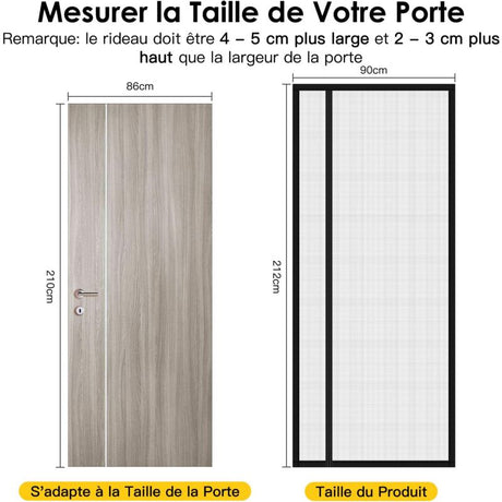 Magnetic Mosquito Net For Doors, Windows, Sliding Doors, Swing Doors, ROlling Doors, Caravans, Balconies, Motorhomes