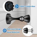 Magnetic Door Stop Brushed Stainless Steel Satin Nickel Black Floor Mounted For Bedroom Bathroom Kitchen Office