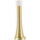 12 Pack Spring Door Stops - Polished Brass