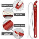 Universal Strap Wrench Rubber Strap Wrench 85Cm Oil Filter Strap Wrench For Jar Opener Tractor Oil Filter Shower Head