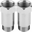 Oxygen Sensor 2 pcs 45Mm M18 1.5 Check Engine Light Eliminator O2 Adapter+Oxygen Sensor Adapter O2