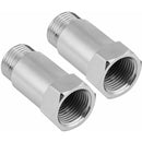 Oxygen Sensor 2 pcs 45Mm M18 1.5 Check Engine Light Eliminator O2 Adapter+Oxygen Sensor Adapter O2