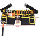 Tool Belt With 11 Pockets, Waterproof Oxford Fabric Tool Holder With Adjustable Straps, For Electricians, Carpenters,