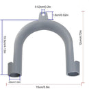 2 pcs Washing Machine Drain Hose Hooks - U Shape