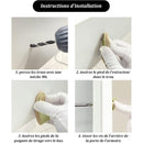 4 pcs Leather Handle Furniture Knobs Leather Handles Window Leather Door Knobs Wardrobe Door Knobs For Cabinets