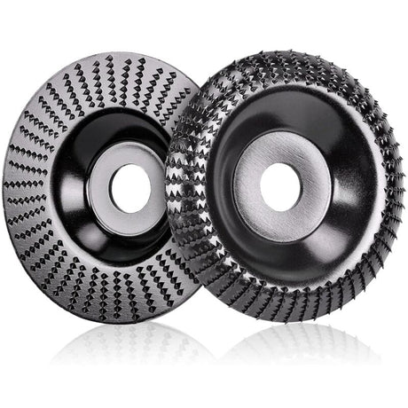 2 Pieces Wood Discs For Angle Grinder Ø 125 Mm X 22.2 Mm, Fast Cutting Wood Grinder And Sanding Discs For Angle