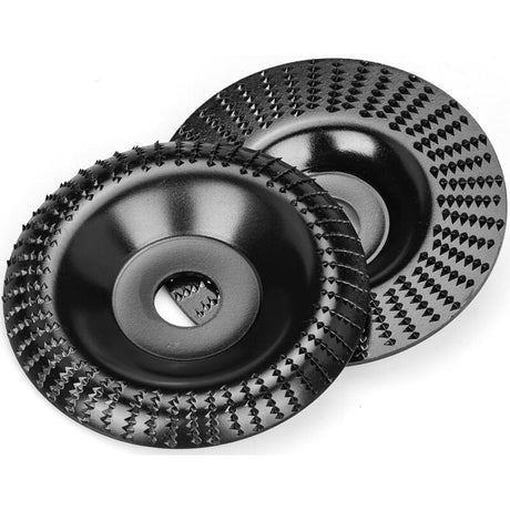2 Pieces Wood Discs For Angle Grinder Ø 125 Mm X 22.2 Mm, Fast Cutting Wood Grinder And Sanding Discs For Angle