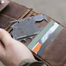 Multi Tool,18 In 1 Multifunction Card Tool Holder Stainless Steel Multi-Tools Pocket Tools Gadget Bottle Opener Men