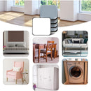 Furniture Sliders, 16 Pieces Ptfe Teflon Square Self-Adhesive Furniture Sliders Suitable For Smooth Floors And Carpets