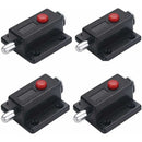 4 pcs Spring Window Cabinet Knob Automatic Door Latch Lock Furniture Cabinet Drawer Door Lock With Spring Knob