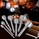 7 pcs Half ROund Diy Leather Craft Tools Arc Shape Belt End Cutter Leather Strap Semicircle Punch Tools (10-40Mm)